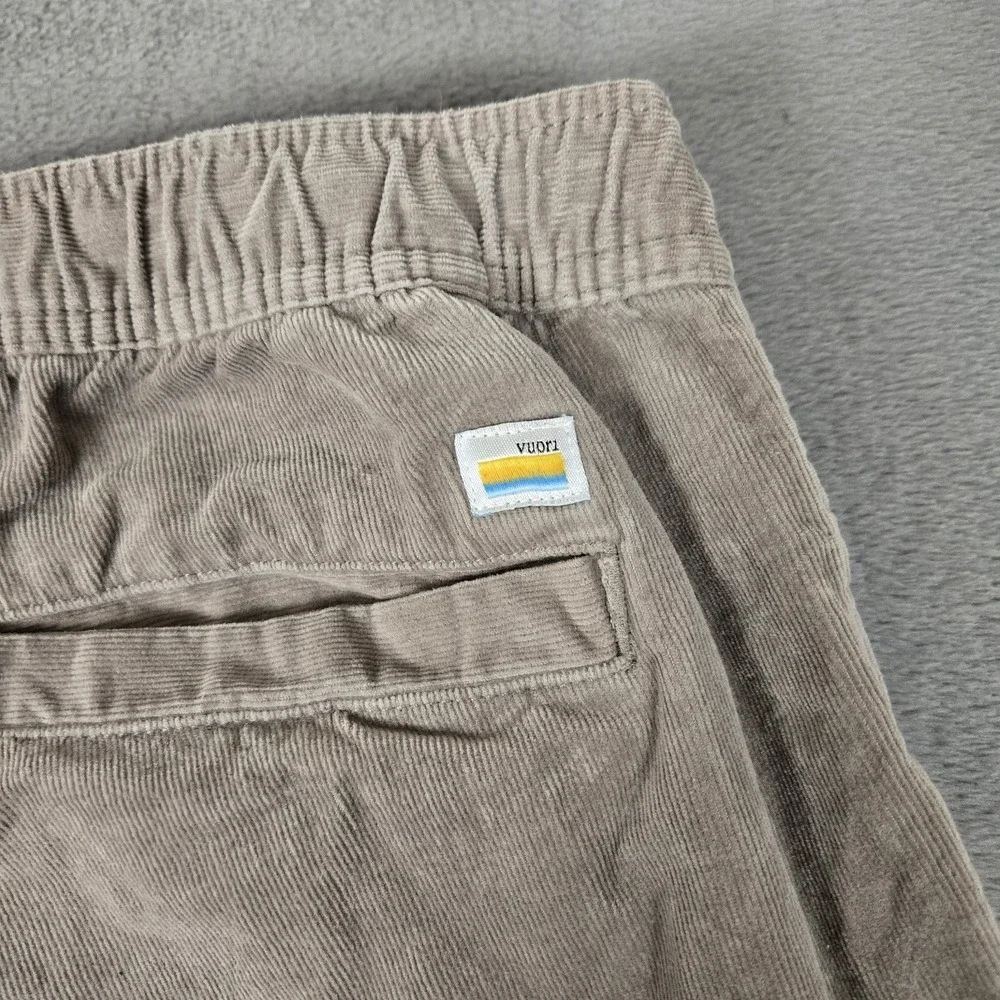 Vuori Optimist Corduroy‎ Pants Mens Large 32x30 Brown Drawstring V440